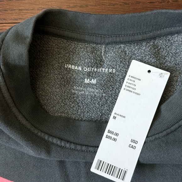 NWT urban outfitters overdyed bow pullover sweatshirt - Picture 3 of 6